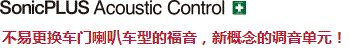 不易更換車門喇叭車型的福音，新概念的調(diào)音單元！